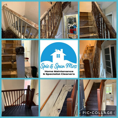 Cleaning and property maintenance project completed by Spic and Span Moss in Macclesfield